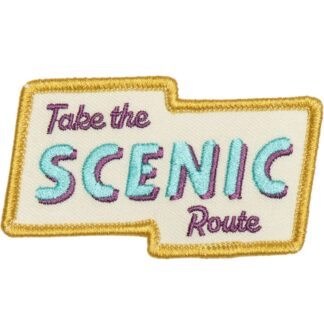 Take the Scenic Route Embroidered Patch