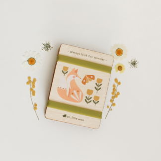 Little Nature Press - Mini Wooden Flower Press - Fox Design